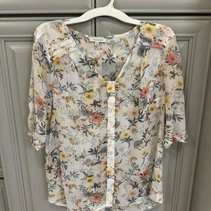 Skies Are Blue Floral Blouse -House of Colour Autumn